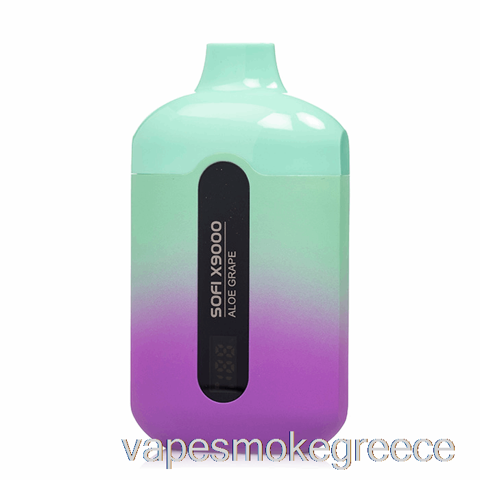 Vape Greece Sofi X9000 έξυπνο σταφύλι μιας χρήσης αλόης